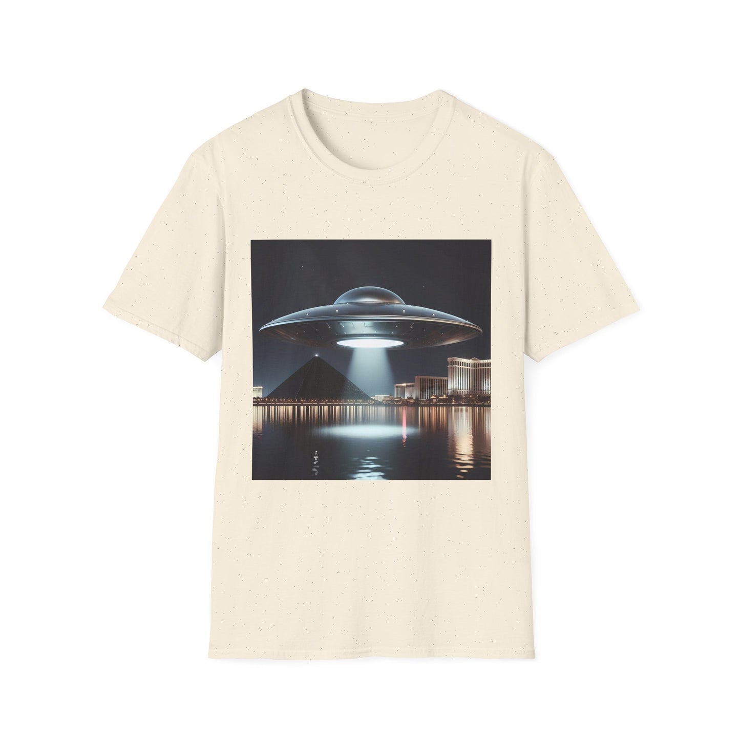 Las Vegas UFO, Vintage UFO Graphic Unisex T-Shirt, Retro Tee for Sci-Fi Lovers, Gift for Space Enthusiasts, Cool Alien Design, Unique Casual Wear