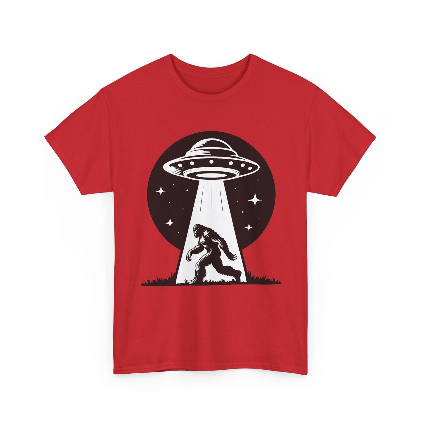 Bigfoot UFO Unisex Tee Graphic Design T-Shirt, GraphicTees, png, sublimation