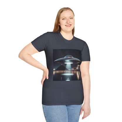Las Vegas UFO, Vintage UFO Graphic Unisex T-Shirt, Retro Tee for Sci-Fi Lovers, Gift for Space Enthusiasts, Cool Alien Design, Unique Casual Wear