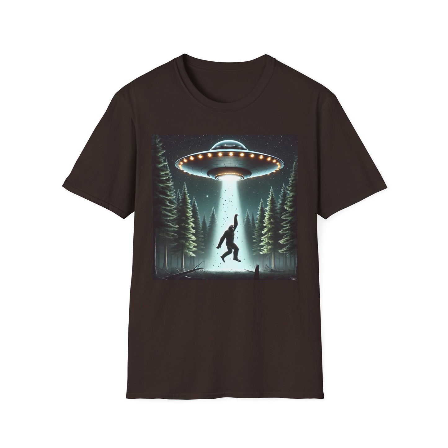 Funny UFO Abduction Unisex T-Shirt, Alien Theme Tee, Gift for Sci-Fi Lovers, Cool Graphic Shirt, Quirky Apparel, Unique Vintage Style