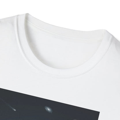 UFO over Las Vegas, Cosmic Vibes Unisex T-Shirt - UFO & Moon Design, Relaxed Fit Tee for Space Lovers, Gift for Sci-Fi Fans, Casual Wear, Everyday Essentials, t-shirt, tshirt, png