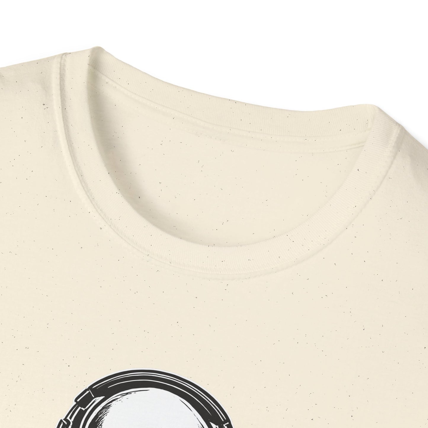 DJ Alien Graphic T-Shirt | Unisex Softstyle Tee for Music Lovers, Gifts for DJs, Cool Casual Wear, Festival Apparel, Unique Alien Design