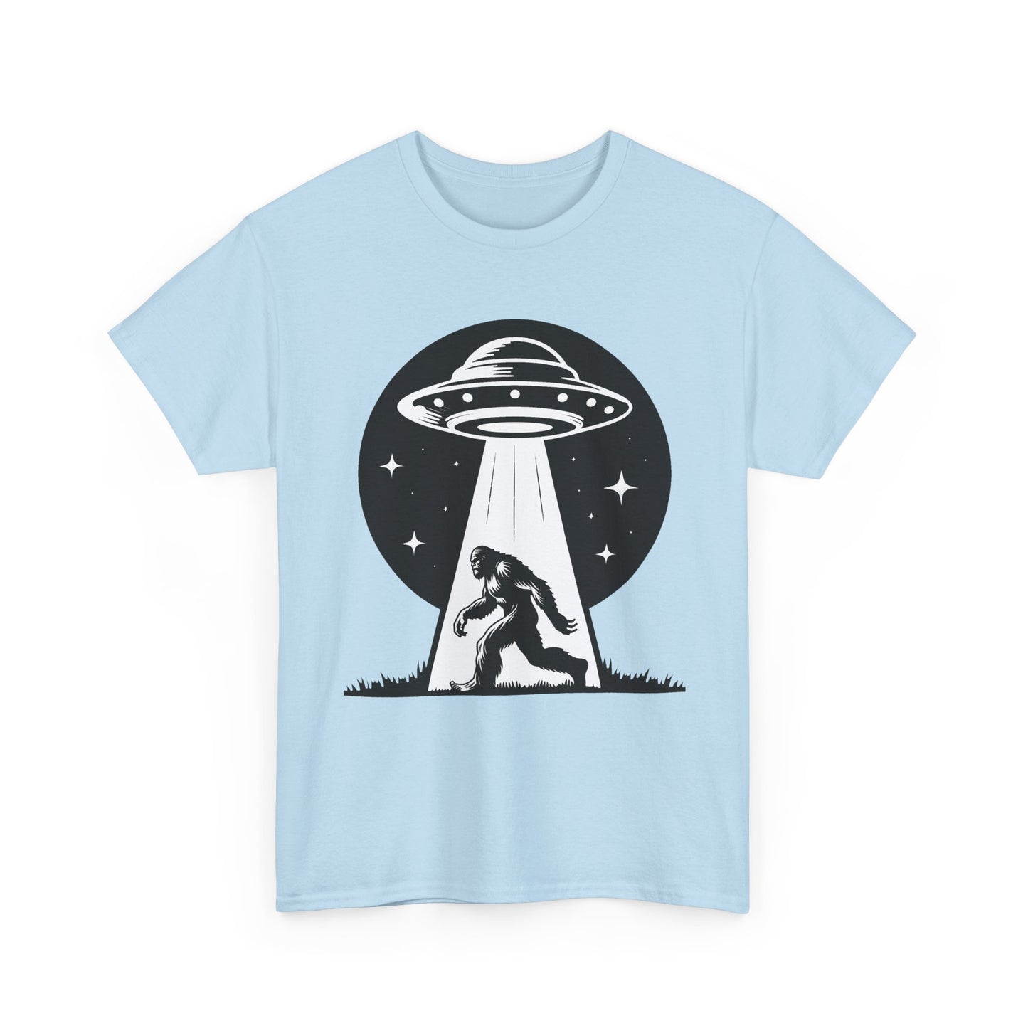 Bigfoot UFO Unisex Tee Graphic Design T-Shirt, GraphicTees, png, sublimation