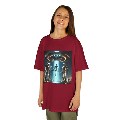 Alien Encounter Kids Tee, Fun Graphic Tee for Young Explorers, Perfect for Birthdays, Space Lovers, Casual Wear, Gift Idea