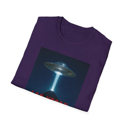 Luxor UFO, Las Vegas UFO Unisex Softstyle T-Shirt - Retro Nevada Design, graphic design, t-shirts, tshirts, tees, GraphicTees, png