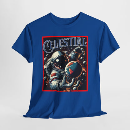 Celestial Astronaut Tee - Unisex Vintage Space Graphic T-Shirt, png, t-shirt, tshirts
