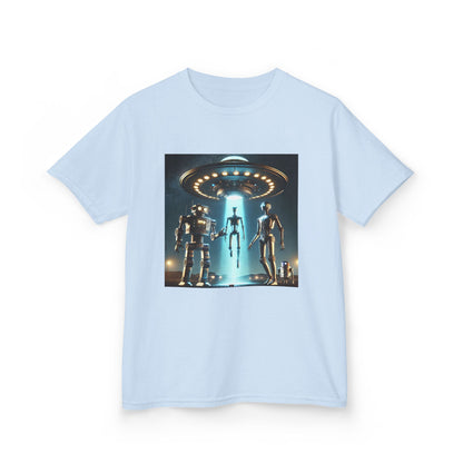 Alien Encounter Kids Tee, Fun Graphic Tee for Young Explorers, Perfect for Birthdays, Space Lovers, Casual Wear, Gift Idea