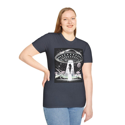 Cosmic Alien Abduction T-Shirt, Retro UFO Shirt, t-shirts, tshirts, Space Enthusiast Apparel, Graphic Tee, Gift for Sci-Fi Lovers, tees, png
