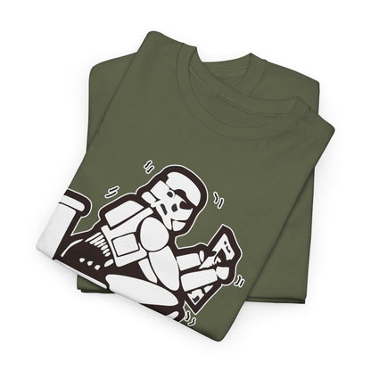 Use The Force, Unisex Heavy Cotton Tee, Star Wars, funny, restroom jokes, graphic design, png