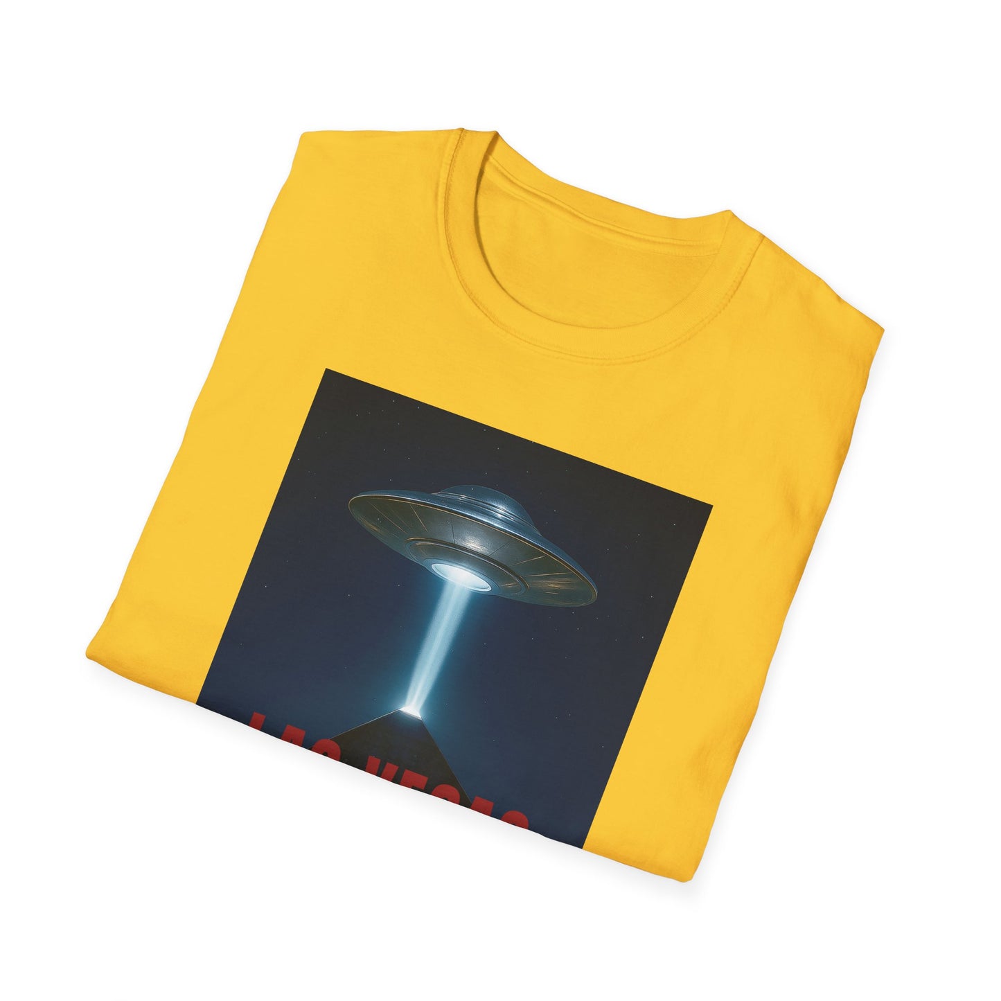 Luxor UFO, Las Vegas UFO Unisex Softstyle T-Shirt - Retro Nevada Design, graphic design, t-shirts, tshirts, tees, GraphicTees, png