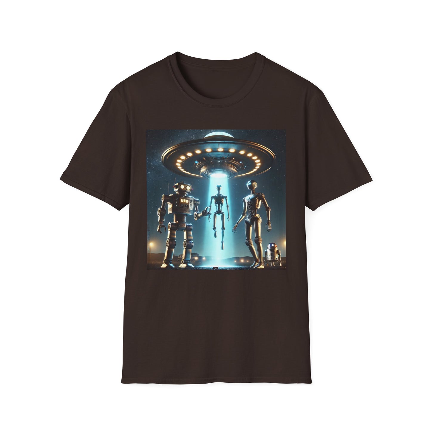 Retro Sci-Fi Unisex T-Shirt, Alien Design Shirt, Gift for Space Lovers, Cool Graphic Tee, Perfect for Sci-Fi Fans, Casual Wear