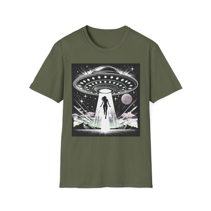 Cosmic Alien Abduction T-Shirt, Retro UFO Shirt, t-shirts, tshirts, Space Enthusiast Apparel, Graphic Tee, Gift for Sci-Fi Lovers, tees, png