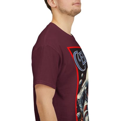 Celestial Astronaut Tee - Unisex Vintage Space Graphic T-Shirt, png, t-shirt, tshirts