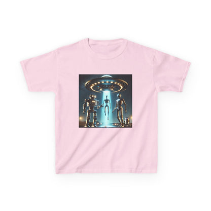 Alien Encounter Kids Tee, Fun Graphic Tee for Young Explorers, Perfect for Birthdays, Space Lovers, Casual Wear, Gift Idea