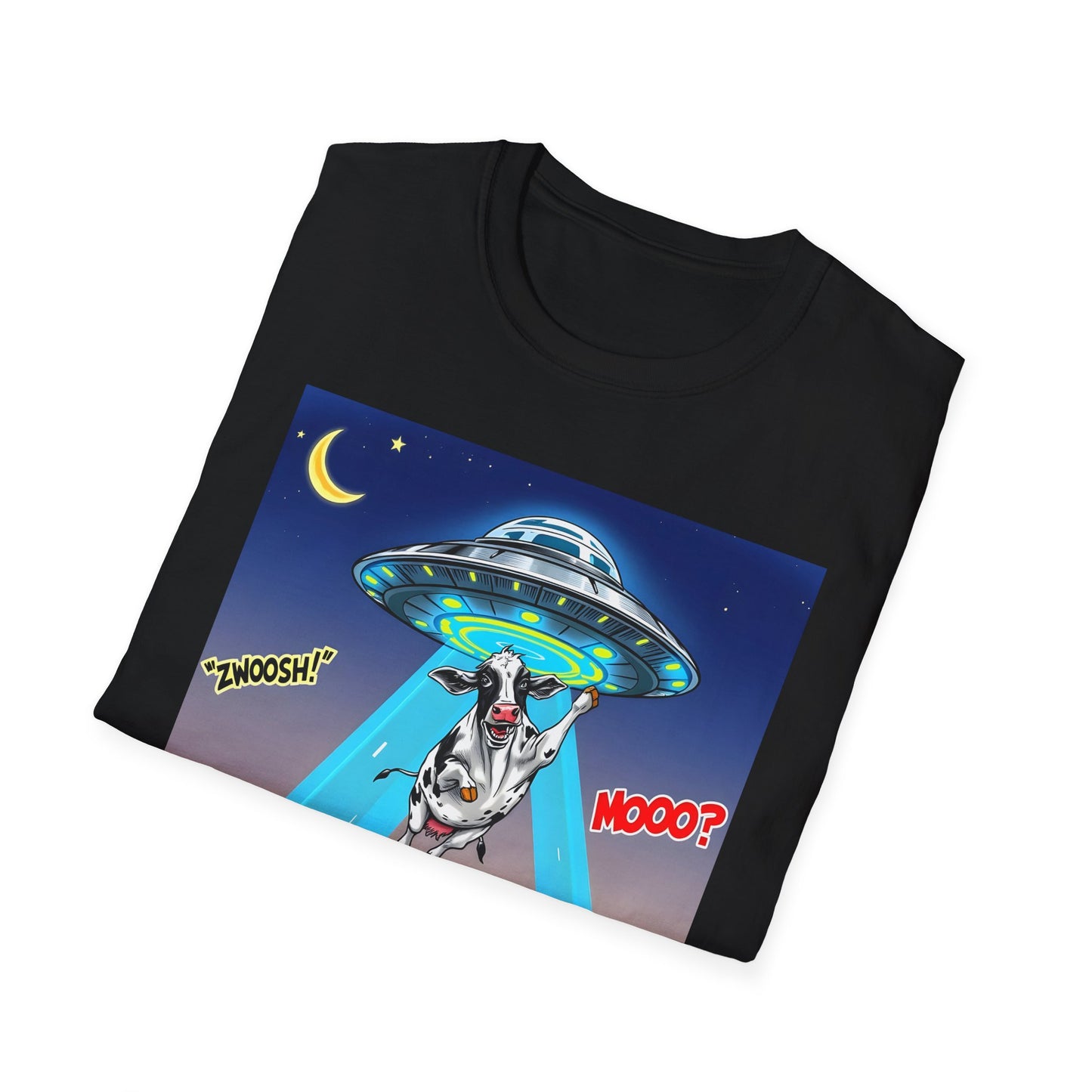 Got Milk? Funny Unisex Softstyle T-Shirt, Humorous Tee, Perfect for Cow Lovers, Milking Day, Farm-themed Gifts, Quirky Apparel, graphic