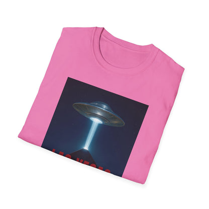 Luxor UFO, Las Vegas UFO Unisex Softstyle T-Shirt - Retro Nevada Design, graphic design, t-shirts, tshirts, tees, GraphicTees, png