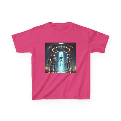 Alien Encounter Kids Tee, Fun Graphic Tee for Young Explorers, Perfect for Birthdays, Space Lovers, Casual Wear, Gift Idea