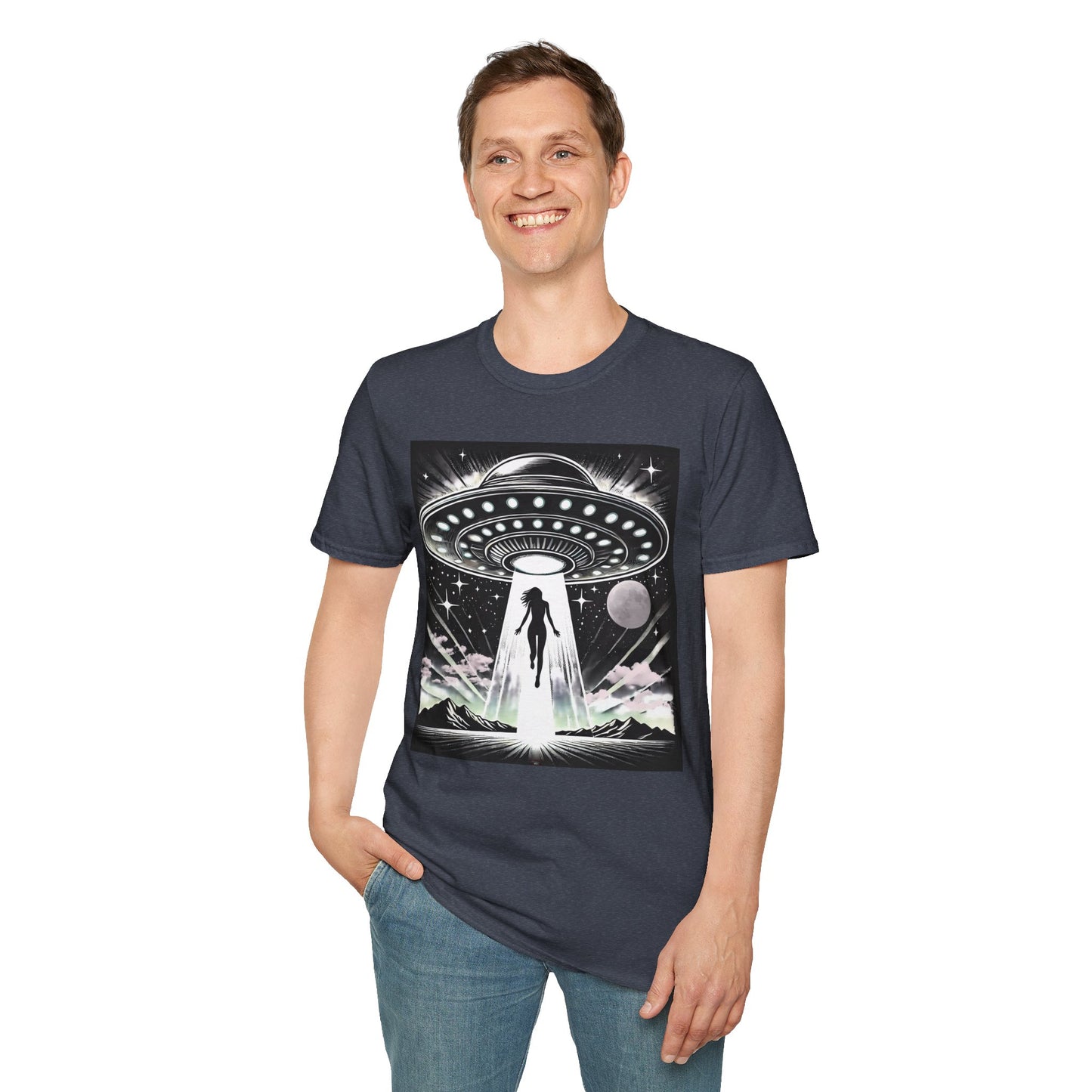 Cosmic Alien Abduction T-Shirt, Retro UFO Shirt, t-shirts, tshirts, Space Enthusiast Apparel, Graphic Tee, Gift for Sci-Fi Lovers, tees, png