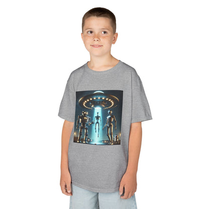 Alien Encounter Kids Tee, Fun Graphic Tee for Young Explorers, Perfect for Birthdays, Space Lovers, Casual Wear, Gift Idea