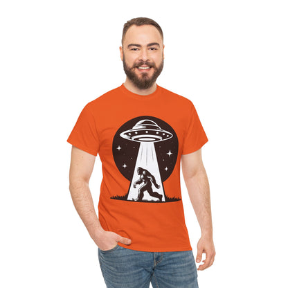 Bigfoot UFO Unisex Tee Graphic Design T-Shirt, GraphicTees, png, sublimation