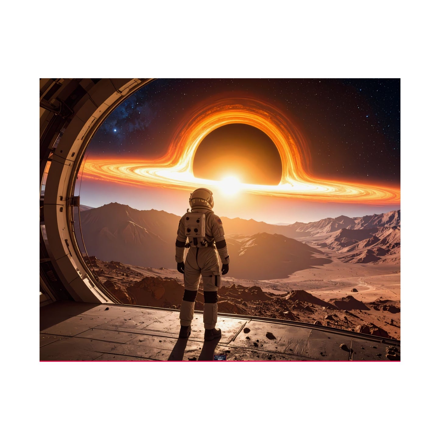 Astronaut Satin Blackhole Poster, Space Wall Art Decor, Sci-Fi Room Decoration, Galaxy Artwork, Gift for Space Lovers, t-shirts, tshirts, tees