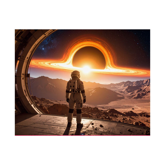 Astronaut Satin Blackhole Poster, Space Wall Art Decor, Sci-Fi Room Decoration, Galaxy Artwork, Gift for Space Lovers, t-shirts, tshirts, tees