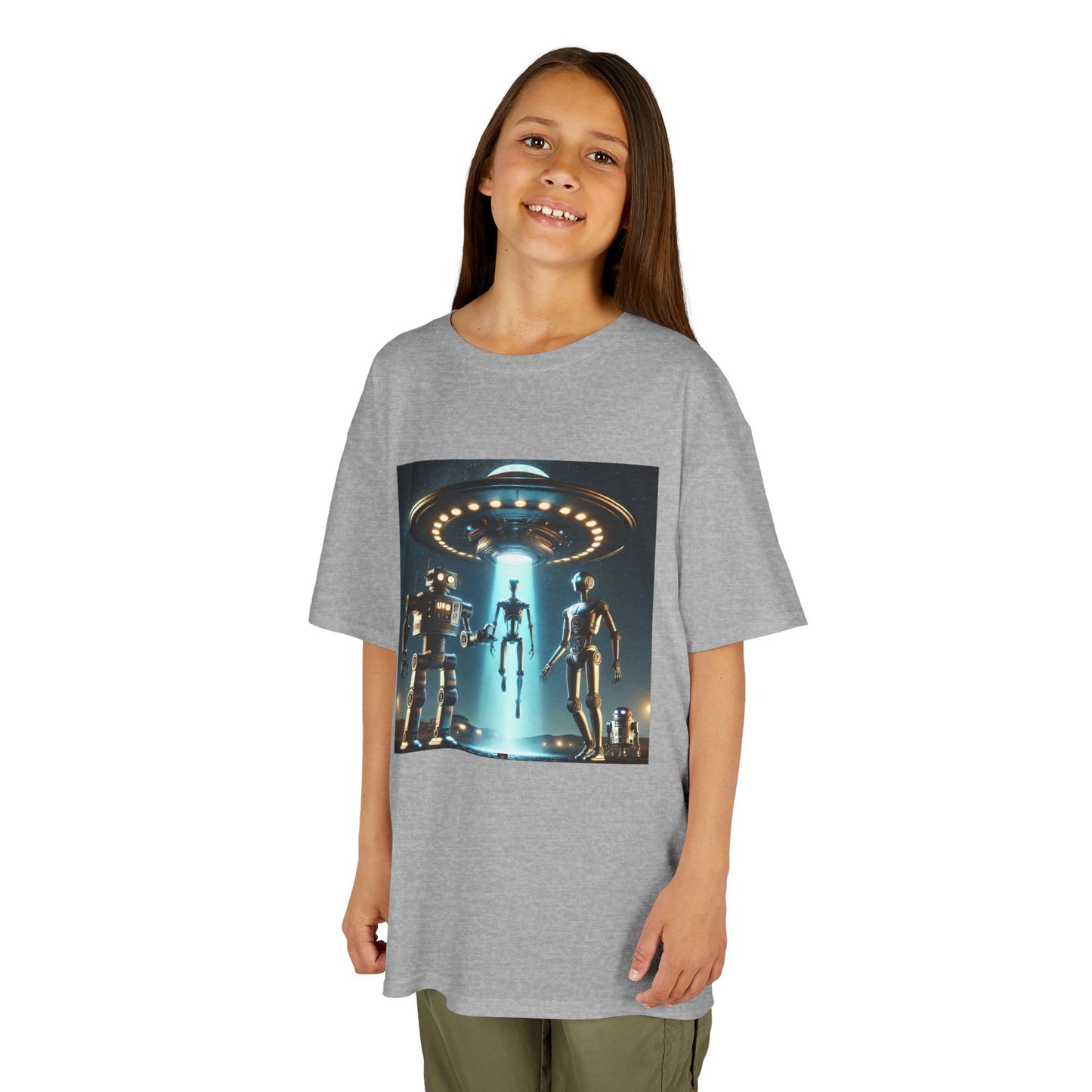 Alien Encounter Kids Tee, Fun Graphic Tee for Young Explorers, Perfect for Birthdays, Space Lovers, Casual Wear, Gift Idea