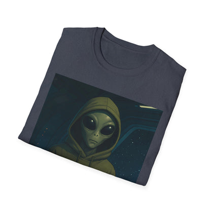 Humans Are Not Real, Alien Humor Unisex T-Shirt, Funny Graphic Tee, Space Lover Gift, Casual Wear, Gift for Nerds, Quirky Statement Shirt