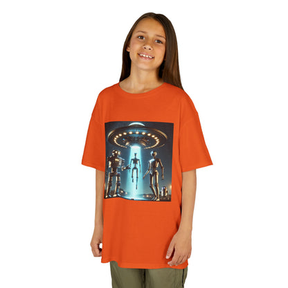 Alien Encounter Kids Tee, Fun Graphic Tee for Young Explorers, Perfect for Birthdays, Space Lovers, Casual Wear, Gift Idea