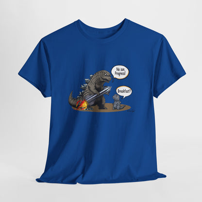 Godzilla, Son and SpaceX, Unisex Heavy Cotton Tee, print design, t-shirt, t-shirts, t-shirts, png, funny, cartoons, tee