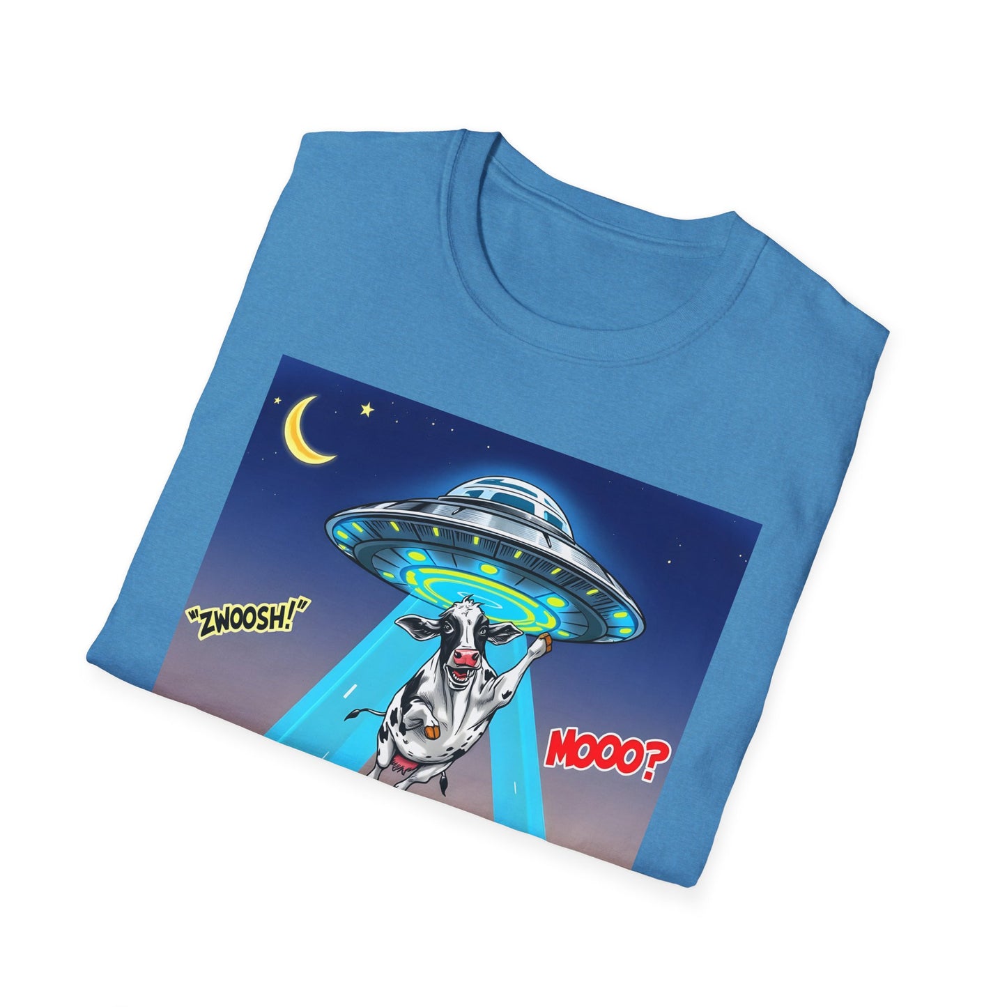 Got Milk? Funny Unisex Softstyle T-Shirt, Humorous Tee, Perfect for Cow Lovers, Milking Day, Farm-themed Gifts, Quirky Apparel, graphic