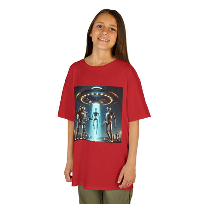 Alien Encounter Kids Tee, Fun Graphic Tee for Young Explorers, Perfect for Birthdays, Space Lovers, Casual Wear, Gift Idea