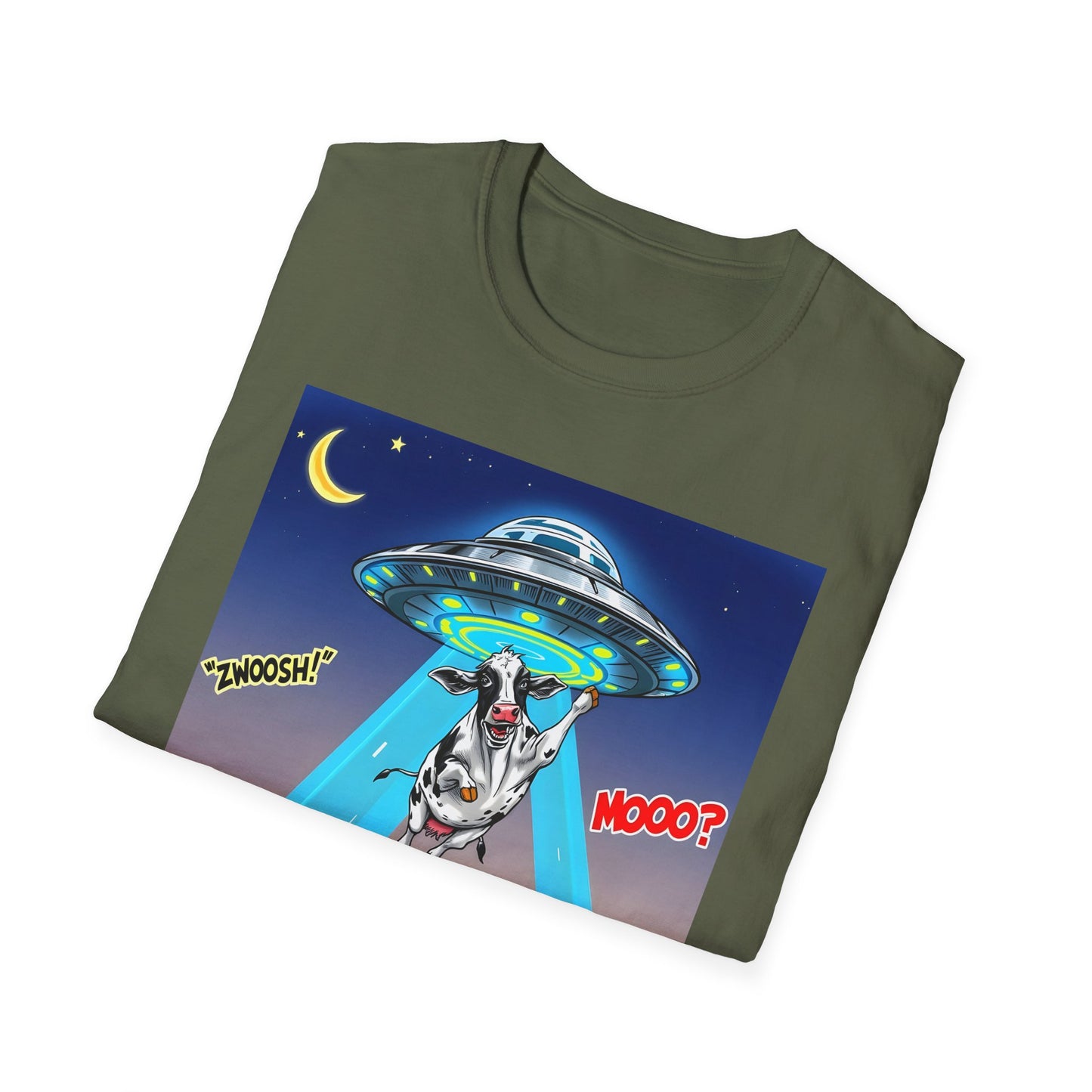 Got Milk? Funny Unisex Softstyle T-Shirt, Humorous Tee, Perfect for Cow Lovers, Milking Day, Farm-themed Gifts, Quirky Apparel, graphic