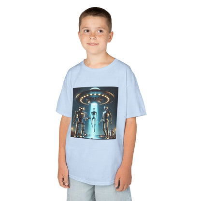 Alien Encounter Kids Tee, Fun Graphic Tee for Young Explorers, Perfect for Birthdays, Space Lovers, Casual Wear, Gift Idea