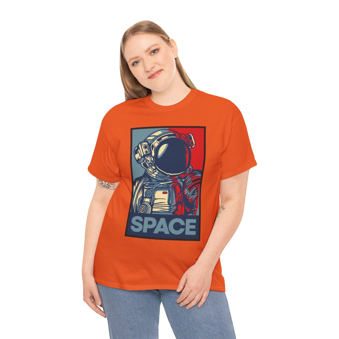 Space, Unisex Heavy Cotton Tee, Space Race Tee. spacex, t-shirt, tshirt, png
