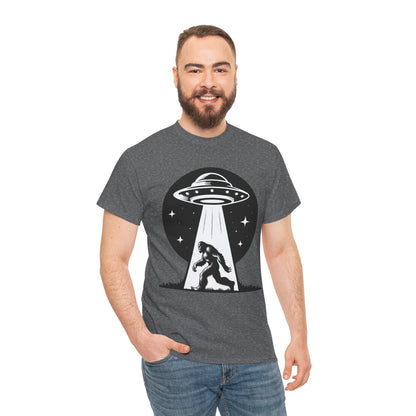 Bigfoot UFO Unisex Tee Graphic Design T-Shirt, GraphicTees, png, sublimation
