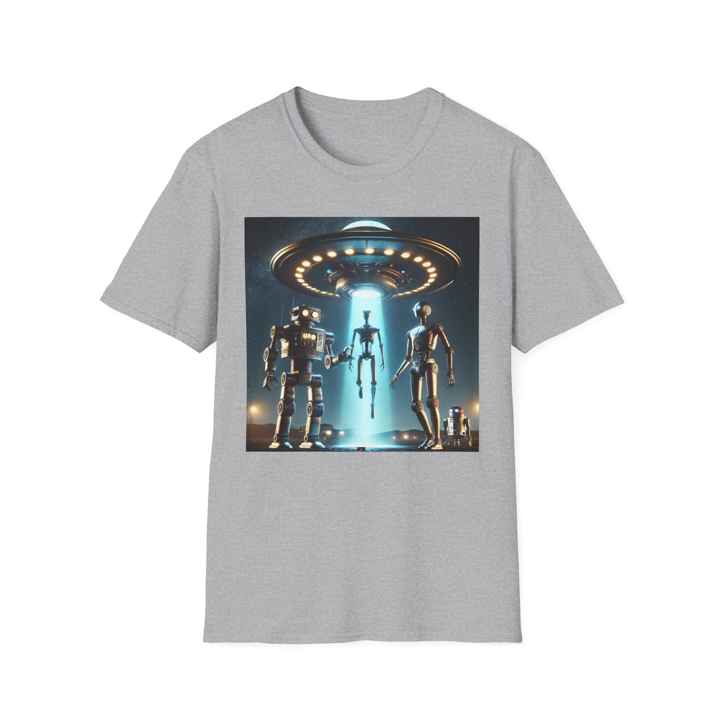 Retro Sci-Fi Unisex T-Shirt, Alien Design Shirt, Gift for Space Lovers, Cool Graphic Tee, Perfect for Sci-Fi Fans, Casual Wear
