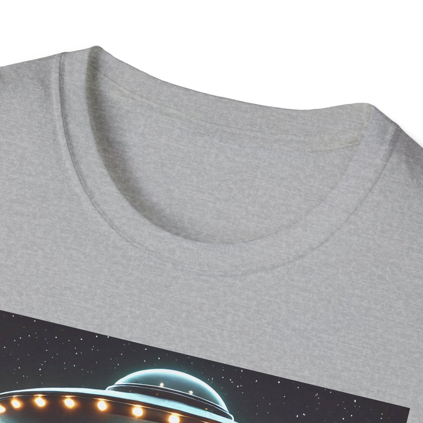 Funny UFO Abduction Unisex T-Shirt, Alien Theme Tee, Gift for Sci-Fi Lovers, Cool Graphic Shirt, Quirky Apparel, Unique Vintage Style