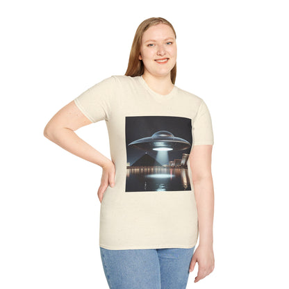 Las Vegas UFO, Vintage UFO Graphic Unisex T-Shirt, Retro Tee for Sci-Fi Lovers, Gift for Space Enthusiasts, Cool Alien Design, Unique Casual Wear