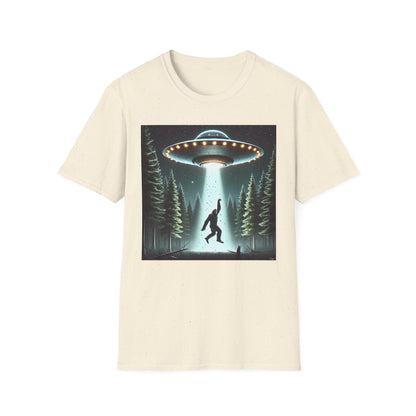 Funny UFO Abduction Unisex T-Shirt, Alien Theme Tee, Gift for Sci-Fi Lovers, Cool Graphic Shirt, Quirky Apparel, Unique Vintage Style