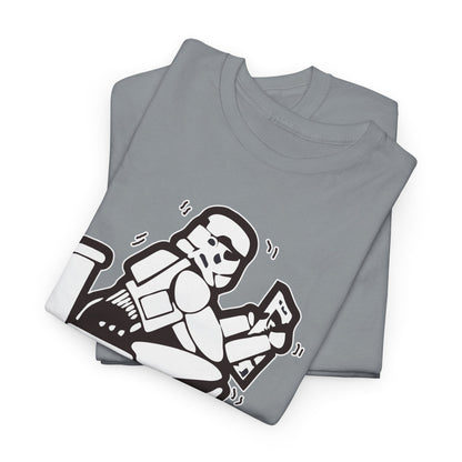 Use The Force, Unisex Heavy Cotton Tee, Star Wars, funny, restroom jokes, graphic design, png