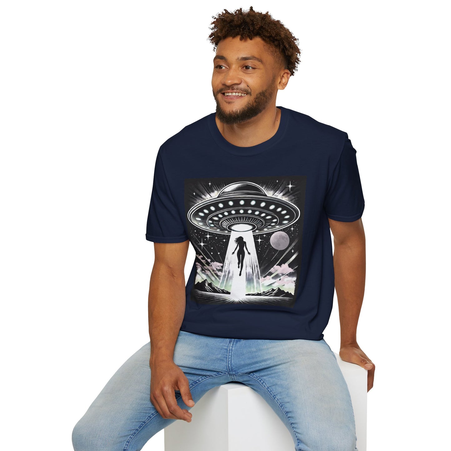 Cosmic Alien Abduction T-Shirt, Retro UFO Shirt, t-shirts, tshirts, Space Enthusiast Apparel, Graphic Tee, Gift for Sci-Fi Lovers, tees, png