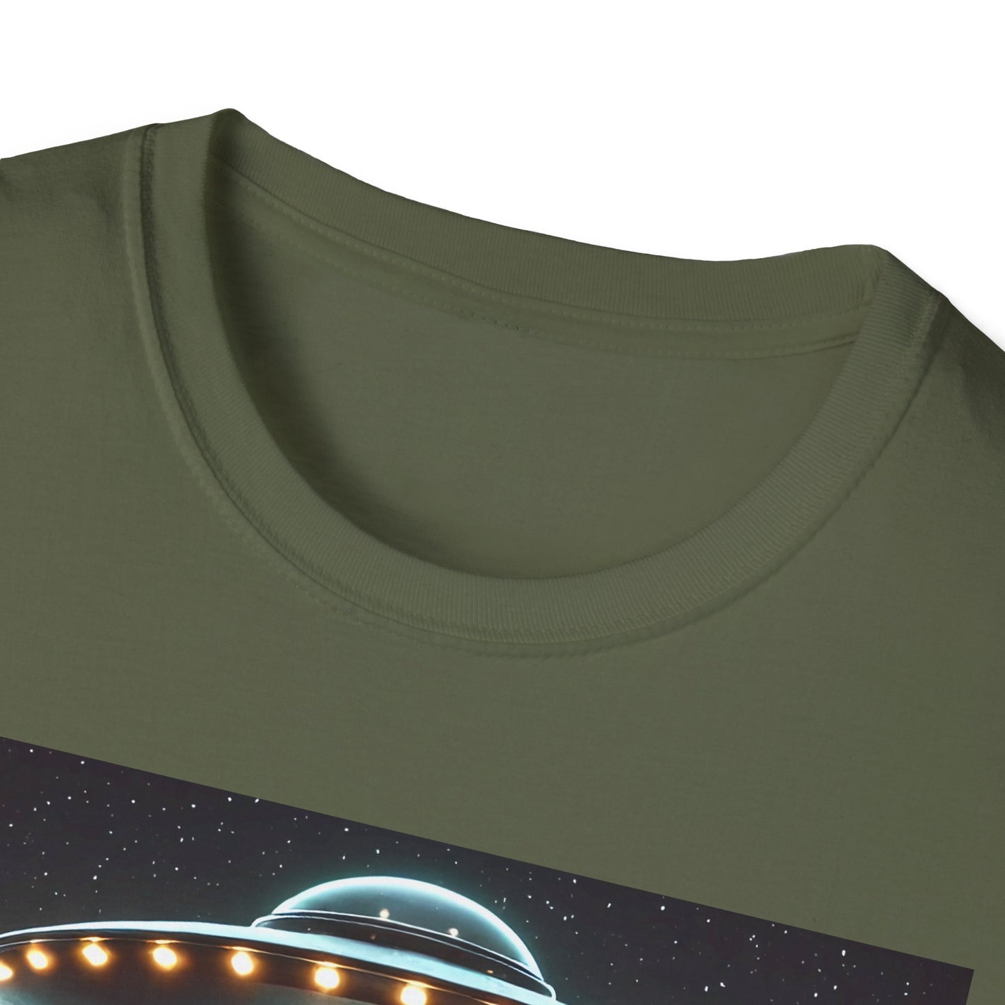Funny UFO Abduction Unisex T-Shirt, Alien Theme Tee, Gift for Sci-Fi Lovers, Cool Graphic Shirt, Quirky Apparel, Unique Vintage Style