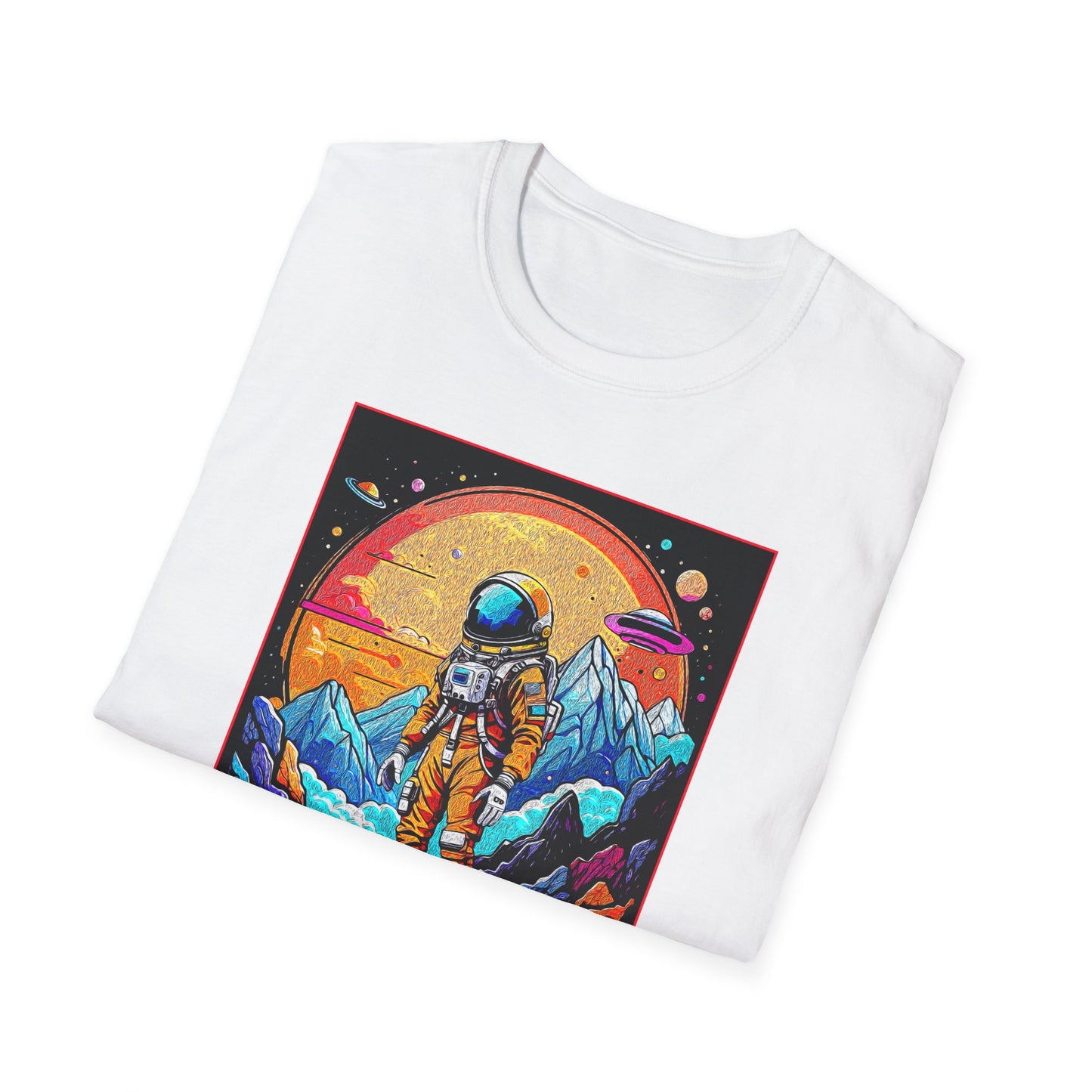 Astronaut Adventure T-Shirt | Cosmic Space Tee, Unisex Graphic Shirt, Gift for Space Lovers, Festival Wear, Outer Space Design