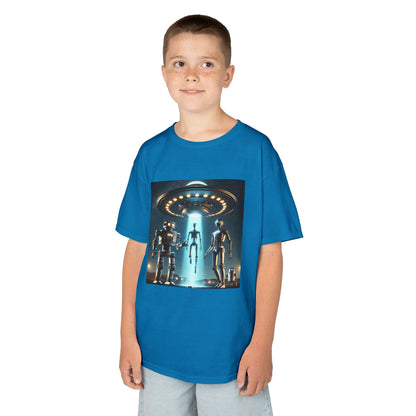 Alien Encounter Kids Tee, Fun Graphic Tee for Young Explorers, Perfect for Birthdays, Space Lovers, Casual Wear, Gift Idea