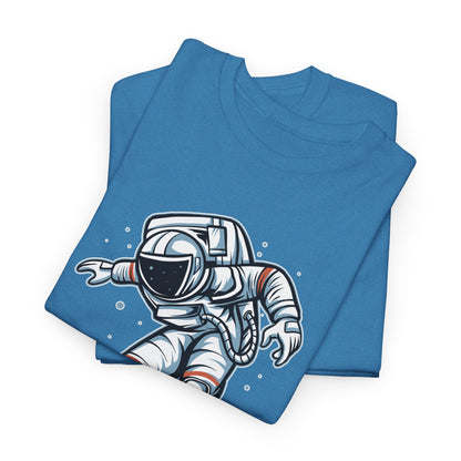 Discover Gravity. Unisex Heavy Cotton Tee - Fun Astronaut, Astronomy Graphic Tee - Unisex graphic design, png Express Delivery available