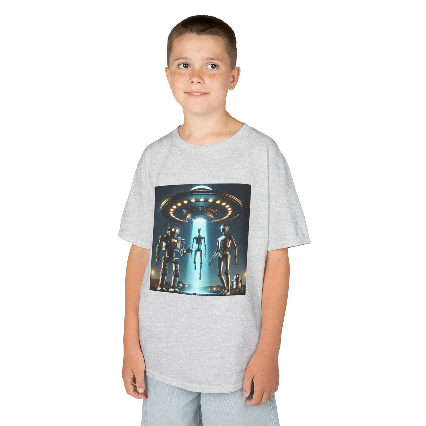 Alien Encounter Kids Tee, Fun Graphic Tee for Young Explorers, Perfect for Birthdays, Space Lovers, Casual Wear, Gift Idea