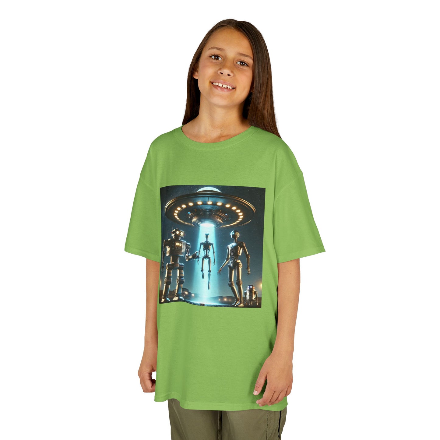 Alien Encounter Kids Tee, Fun Graphic Tee for Young Explorers, Perfect for Birthdays, Space Lovers, Casual Wear, Gift Idea