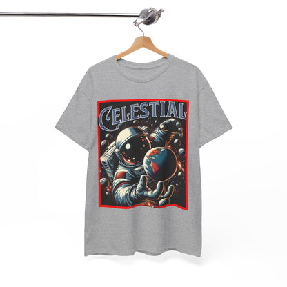 Celestial Astronaut Tee - Unisex Vintage Space Graphic T-Shirt, png, t-shirt, tshirts