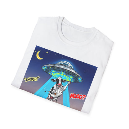 Got Milk? Funny Unisex Softstyle T-Shirt, Humorous Tee, Perfect for Cow Lovers, Milking Day, Farm-themed Gifts, Quirky Apparel, graphic